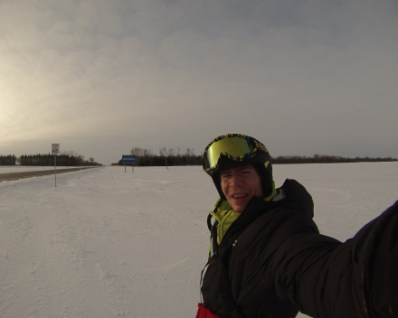 World's first solo snow Kite Expedition 2013 Canada-USA 
