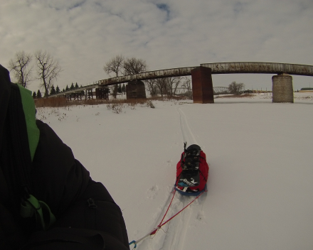 World's first solo snow Kite Expedition 2013 Canada-USA 