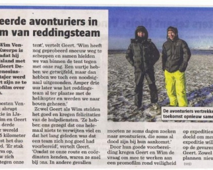 Press articles Iceland expedition