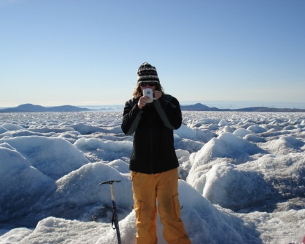 Snowkite expedition Greenland ice cap August 2007