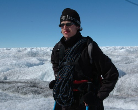 Snowkite expedition Greenland ice cap August 2007