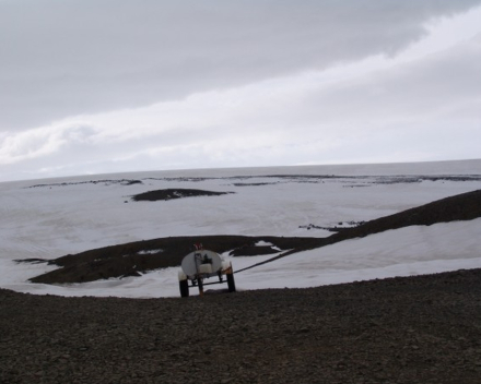 Snowkite expedition Iceland langjokull glacier june 2007