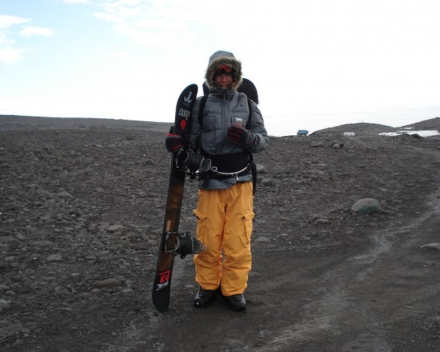 Snowkite expedition Iceland langjokull glacier june 2007