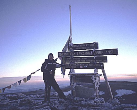 Snowboard expedition Kilimanjaro Tanzania June 2002