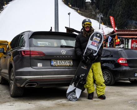 snowboarding Borovets 2024