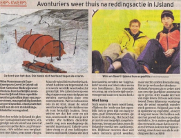 Press articles Iceland expedition