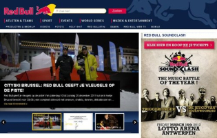 Red Bull gives you wings on the slopes!