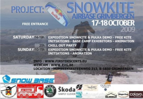 Snowkite Event Grimbergen 17-18/10/2009